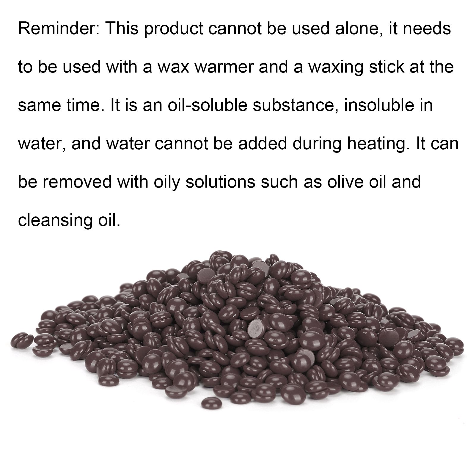 Face Armpit Legs Hair Removal No irritation Wax Beans Hard Bean Home Beauty Salon Depilatory Bead 500g