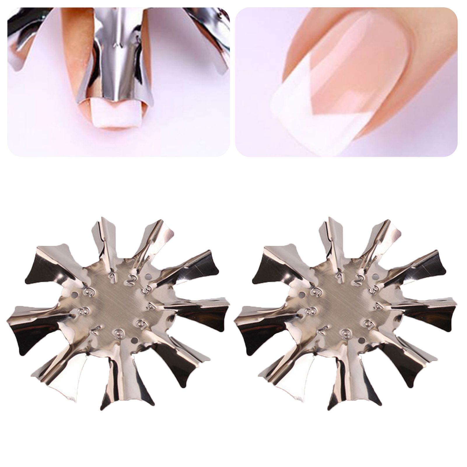 Nail Art Plate French Manicure Durable French Nail Art Plate