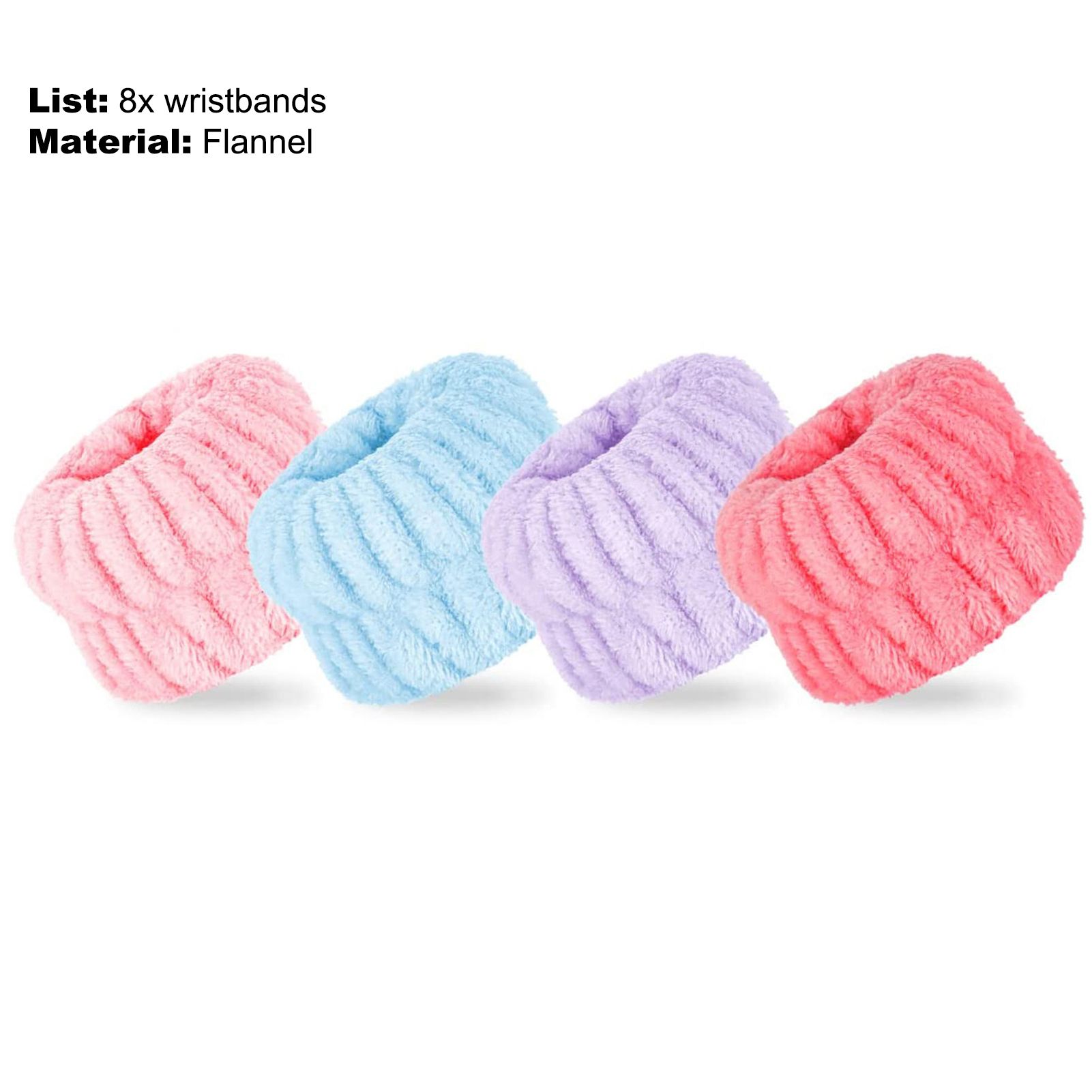 Absorbent Wristbands Breathable Prevent Liquid from Spilling Down Wrist Sweatbands