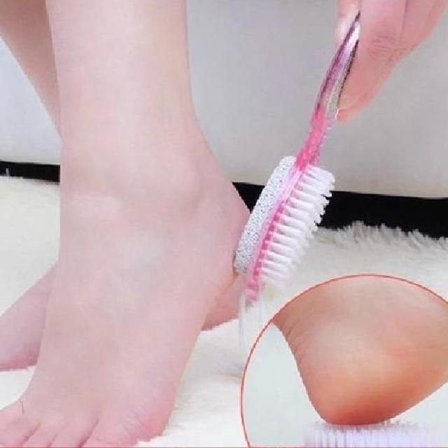 4 in 1 Multi-use Foot Care Brush Pumice Scrubber Pedicure Tool
