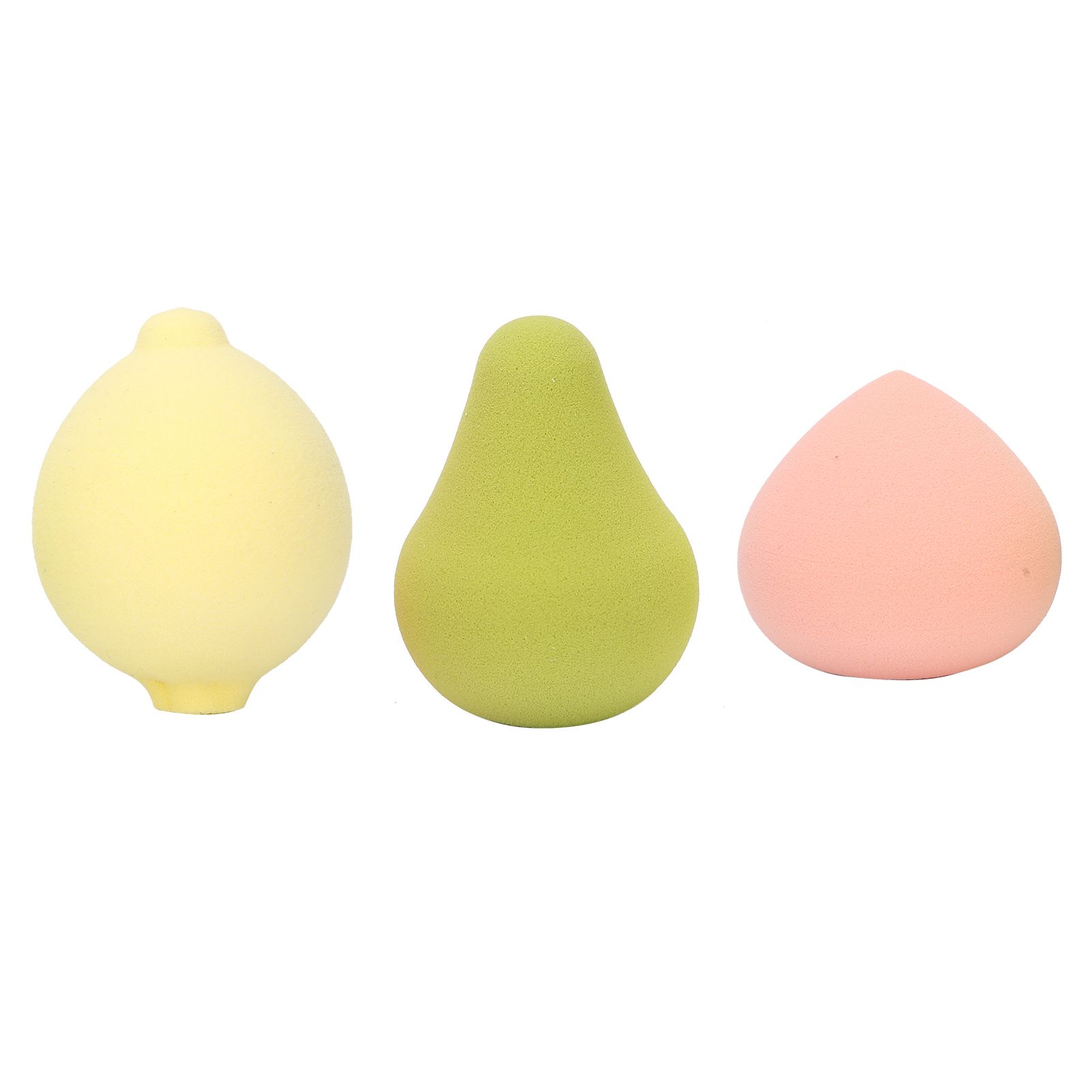 Limeng La 3PCS Makeup Sponge Set Foundation Blending Multi‑Colored Blender Sponges for Dry Wet Use