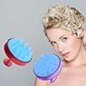 Silicone Scalp sage Hair Brush Comb Sham sager Shower Bath Therapy