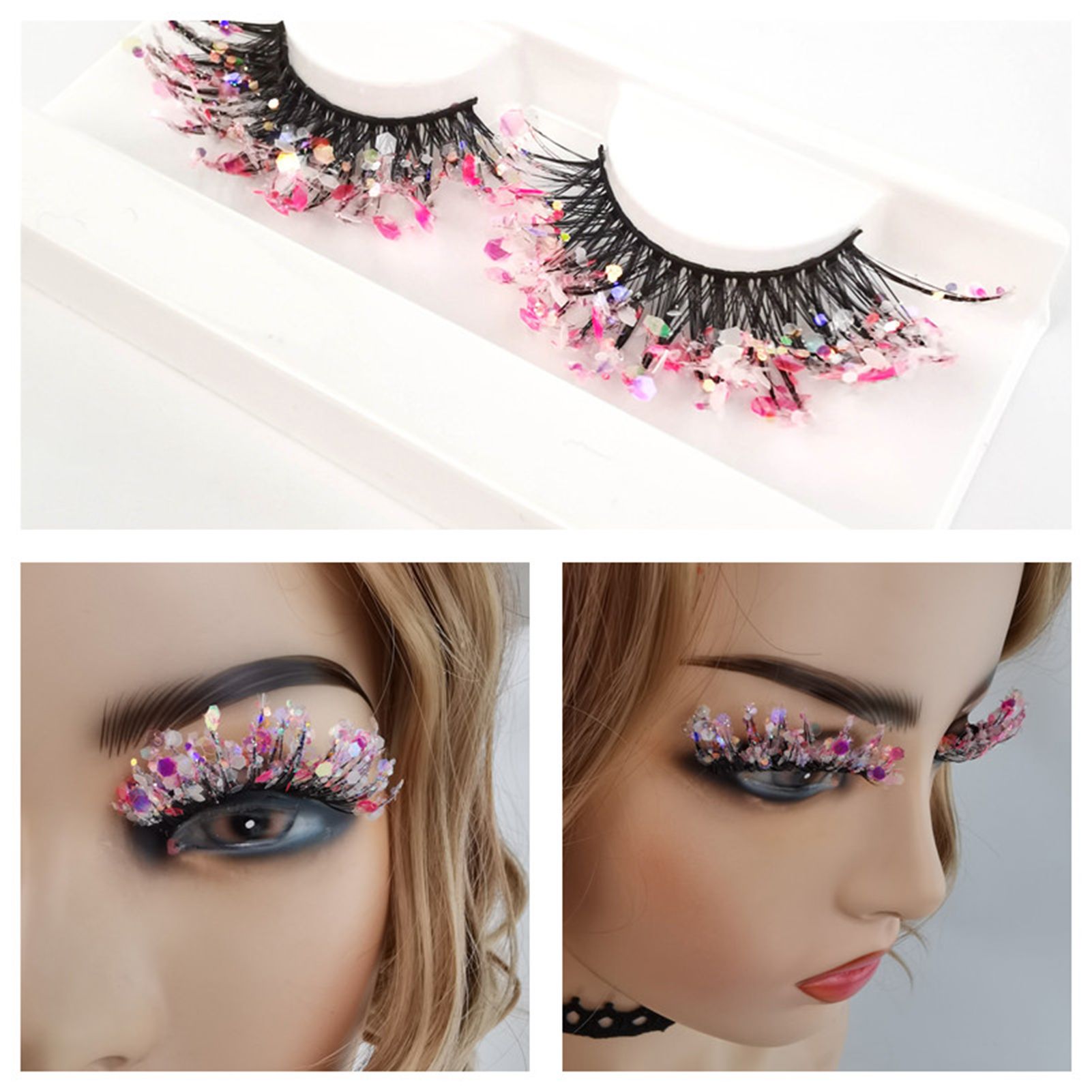 False Eyelash Good Adhesion Natural Makeup Individual Flare Eyelash