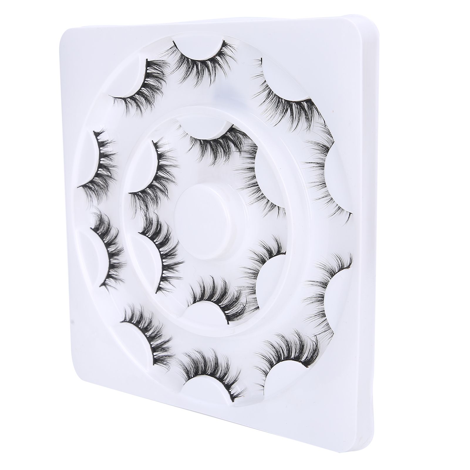 8 Pairs Fake Eyelashes False for Women Natural Three-Dimensional Long Thick Curly Lashes Eye Makeup Tool