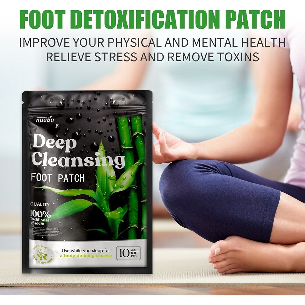 2/10pcs Herbal Deep Cleansing Foot Pad Detox Foot Patches Pad for Stress Relief and Deep Sleep Body Toxins Feet Slimming Sticker