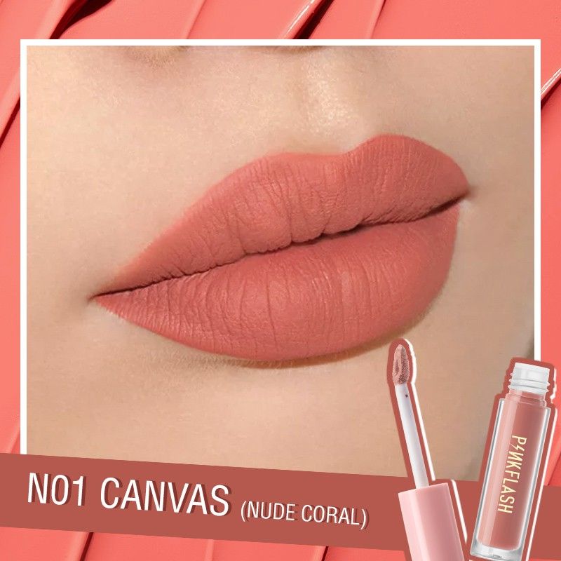 PINKFLASH Melting Matte Waterproof Lipstick L01  -N01