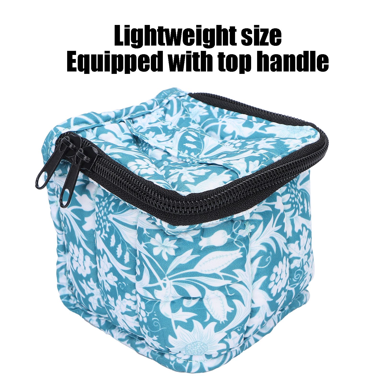 Fabric Nail Polish Carrying Case 9 Grids Storage Organizer Bag