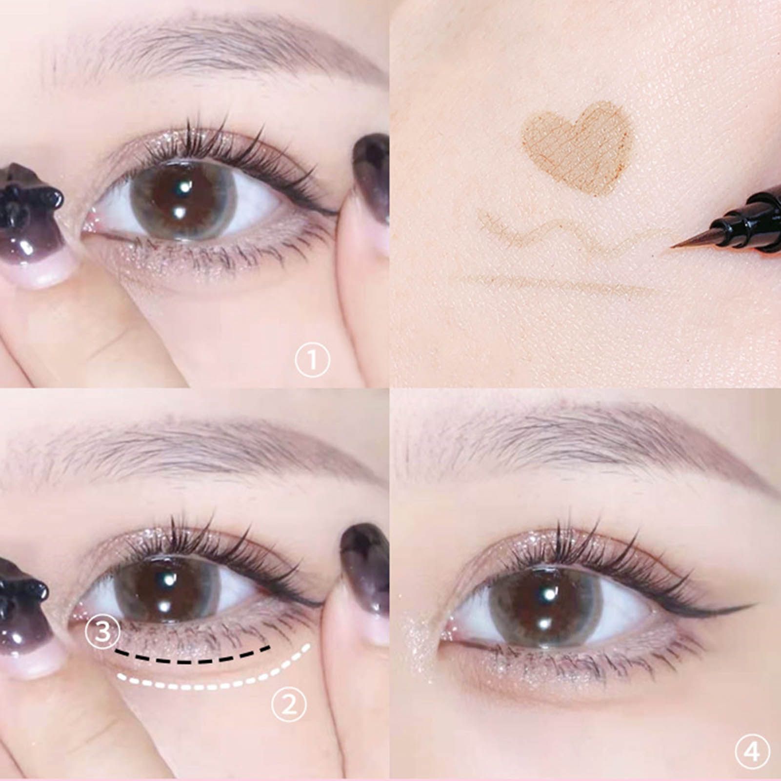 Eyeliner Shiny Effect Pigment Women Color Eye Makeup Cosmetics