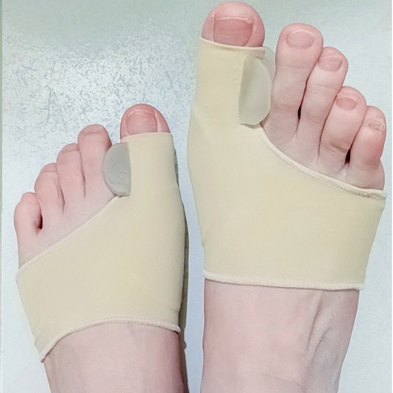 4PCS/2packs Foot Bunion Corrector Hallux Valgus Toe Separator Orthopedic Products Big Toe Straightener Protector Feet Care Socks