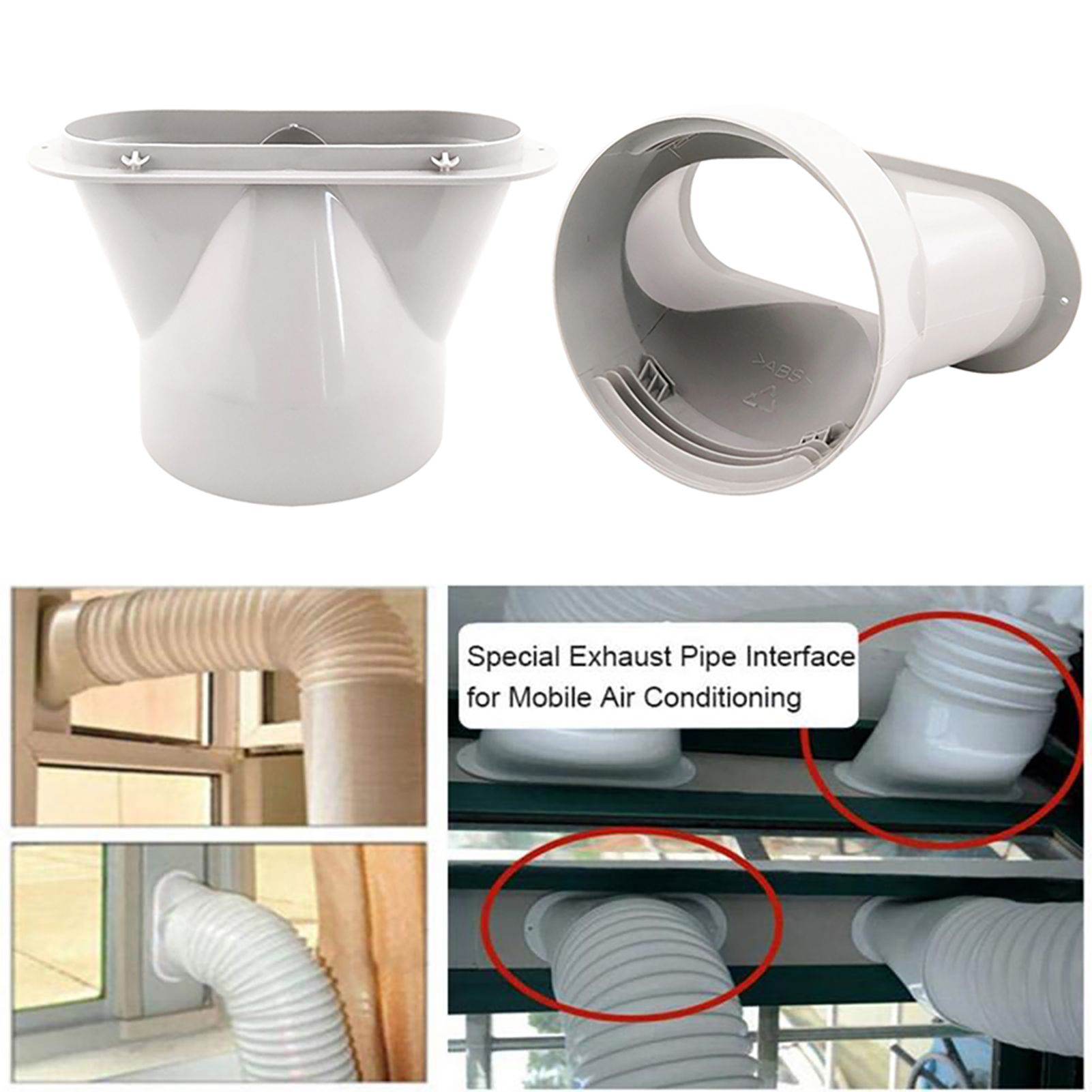 Air Condition Connector Crack Resistant Duct Portable Air Condition Connector