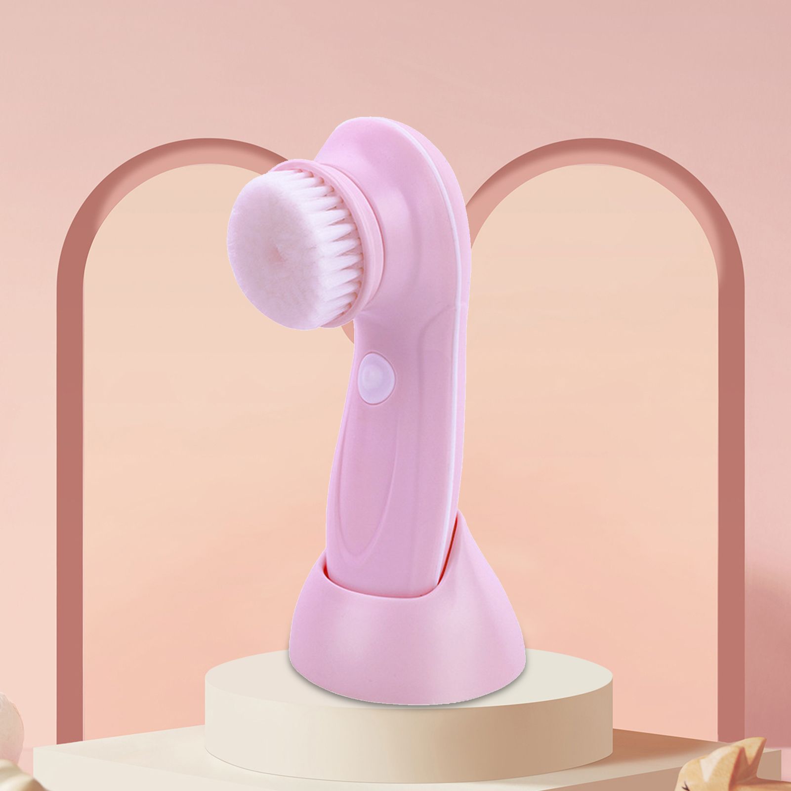 Face Washer Rechargeable 360 Degree Rotating Blackhead Removal Face Scrubber Cleansing Device for Daily Use