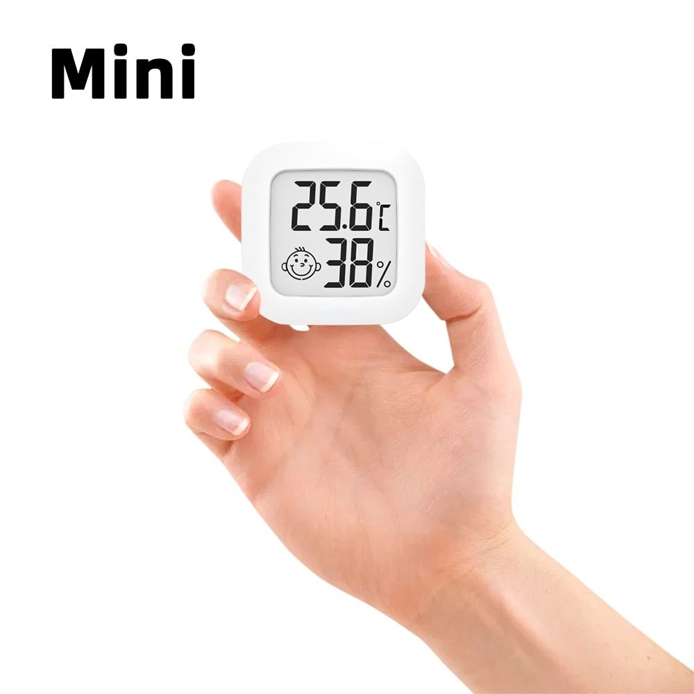 Mini LCD Digital Thermometer Hygrometer Indoor Room Electronic Tature Humidity Meter Sensor Gauge Weather Station for Home
