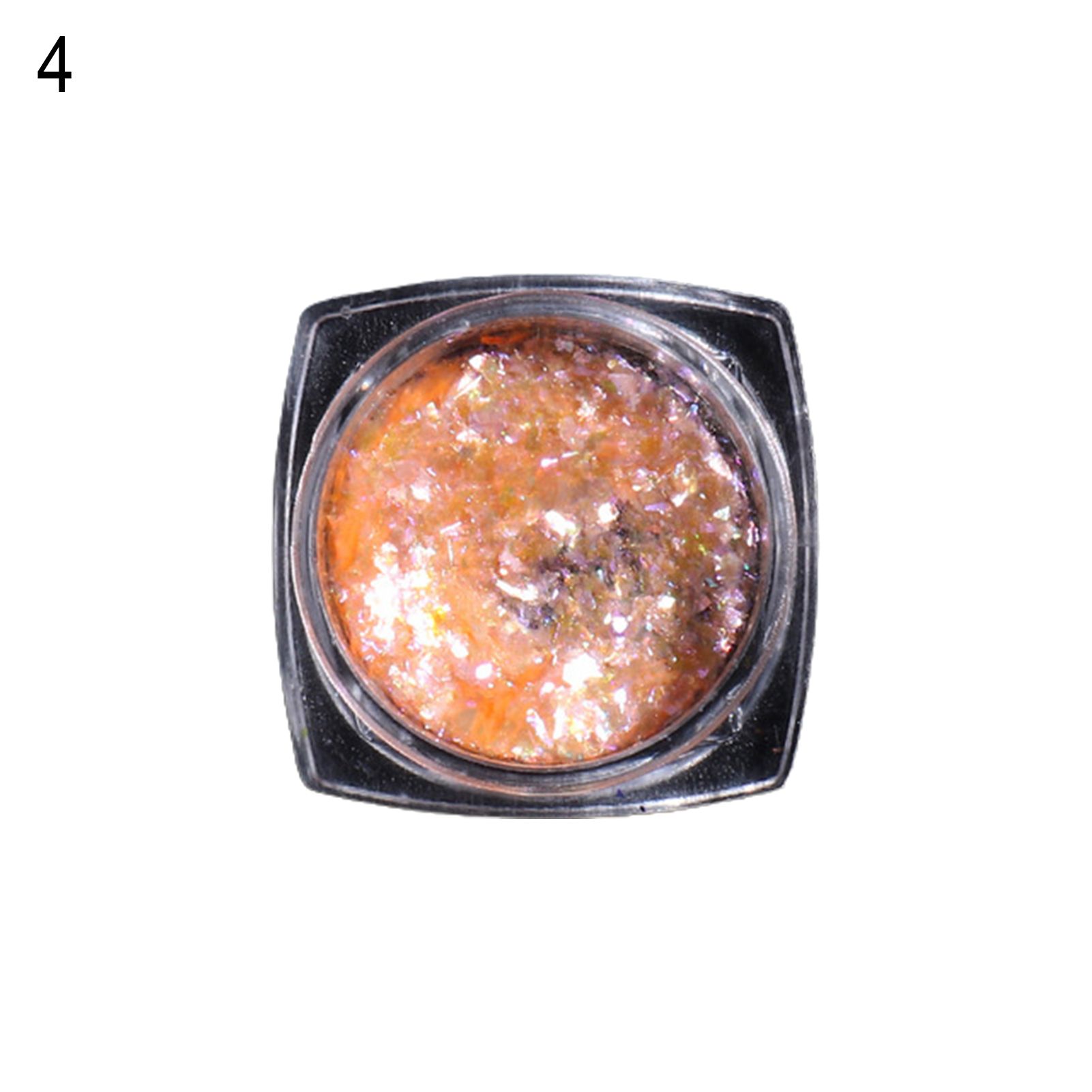 1Bottle Manicure Glitter Decorative Easy to Remove Shiny Surface Cellophane Nail Art Broken Sequins for Photography