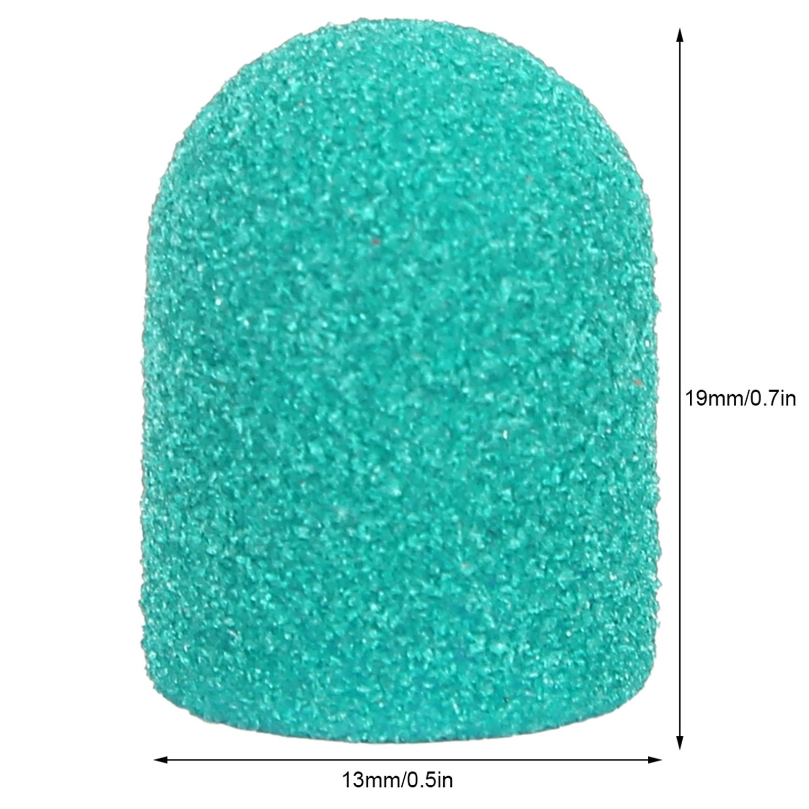 Nail Drill Bit Easy To Store Light Weight Sanding Head Fine Sandpaper High Strength for Processing Nails