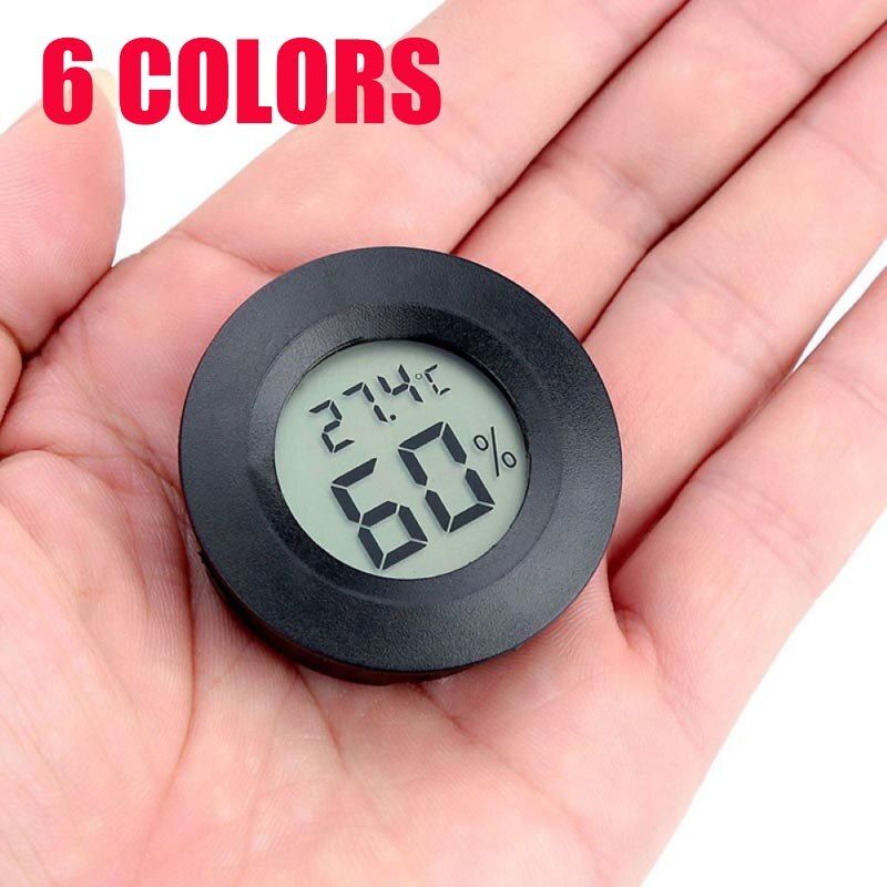 2In1 Thermometer Hygrometer Mini LCD Digital Tature Humidity Meter Detector Thermograph Indoor Room Instrument 2021 New