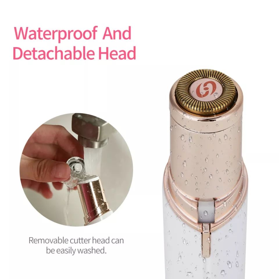 Rechargable Flawless Facial Hair Remover Mini Lipstick Trimmer