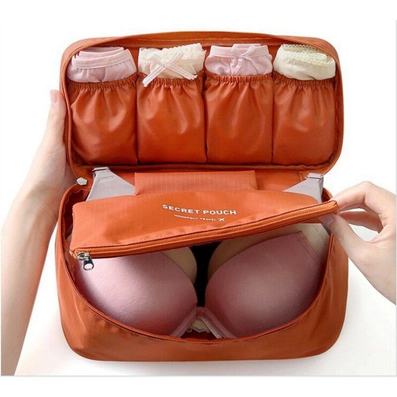 Coetic Underwear Organizer Lingerie Bra Travel Organizer Storage Bag Luggage Suitcase Pouch Zip Cases Clothes Bra 2021