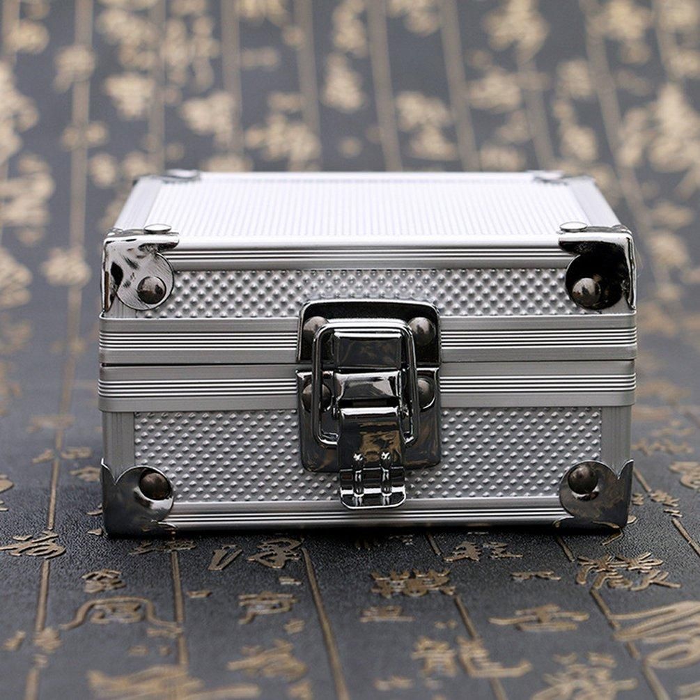 UR Silver Aluminum Tattoo Machine Gun Box Case Tattooing Tattoo Supply Permanent
