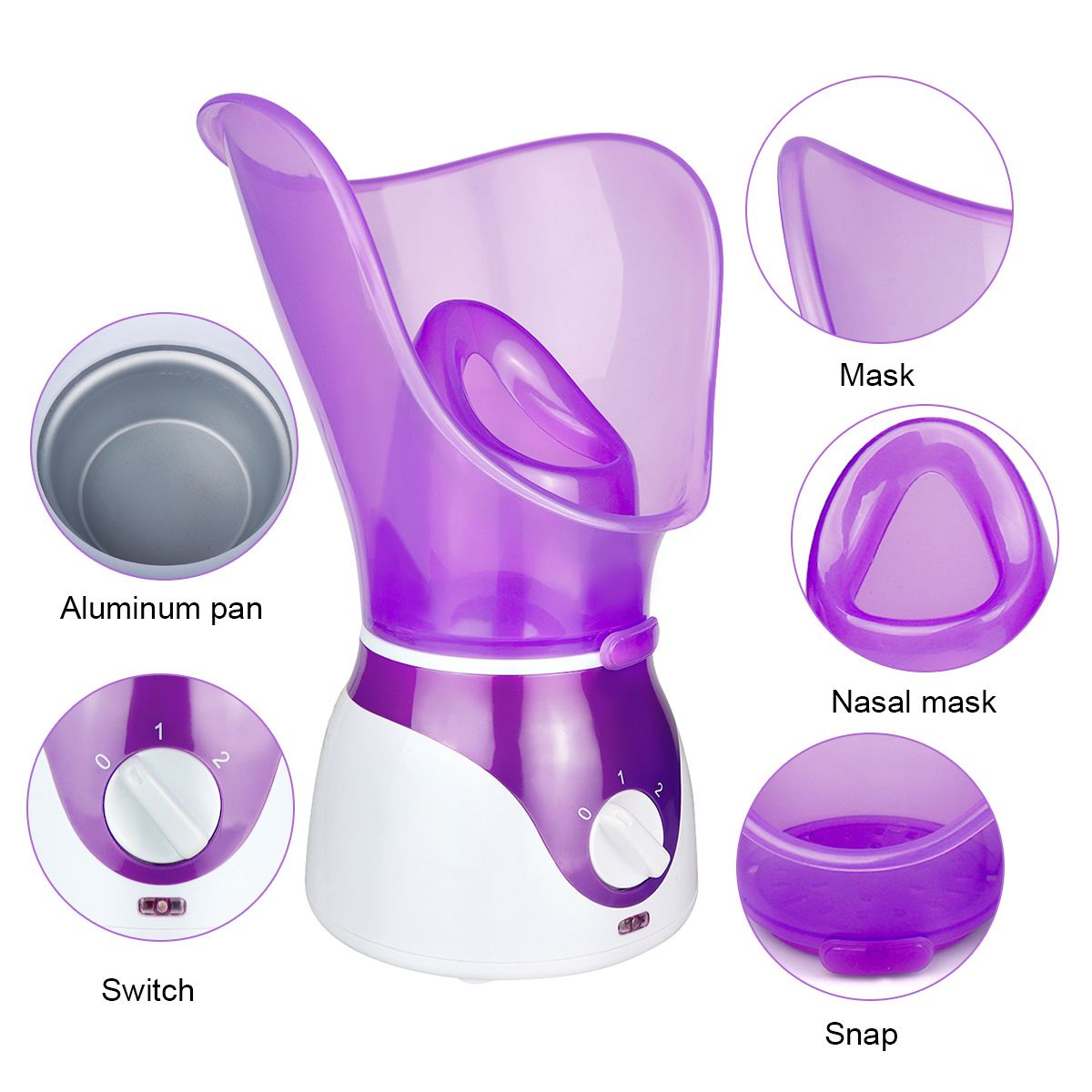 NTFS Beauty Facial Steamer -Thermal Spa Nano Aromatherapy Steam Machine Sprayer, China