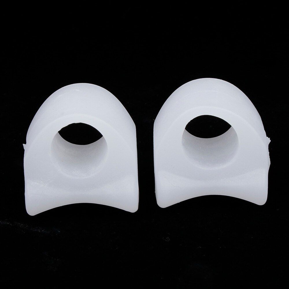 1Pair Silicone Toe Separator Hallux Valgus Corrector Bone Thumb Straightener Bunion Stretchers Protector Massage Foot Care Tools