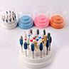 Porle 48 Hole Nail Art Drill Bit Box Grinding Head Display Storage Rk Stand