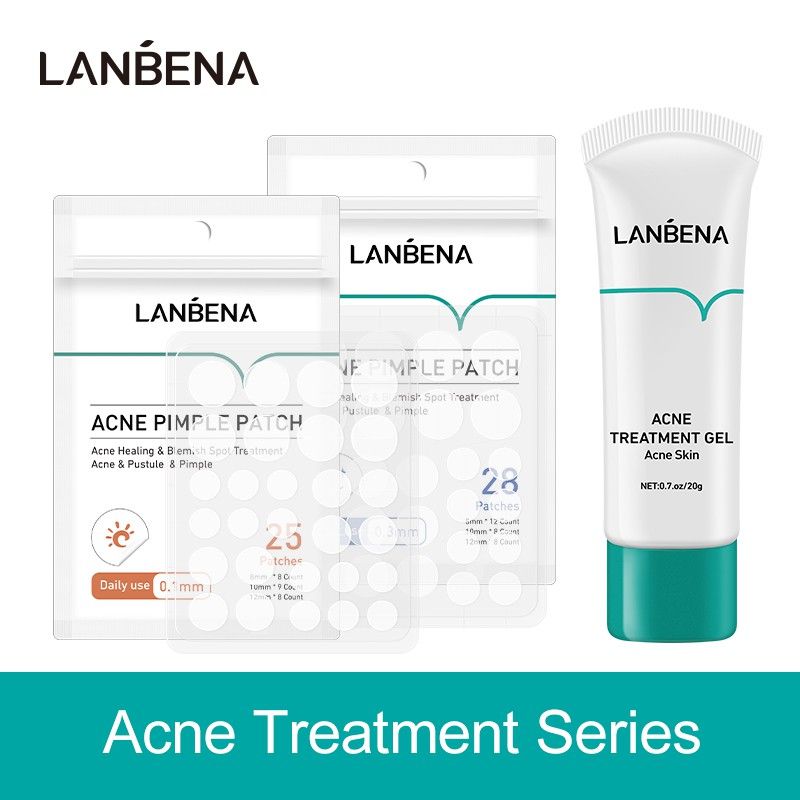 LANBENA Acne Repair Gel/Acne Pimple Patch - Combo