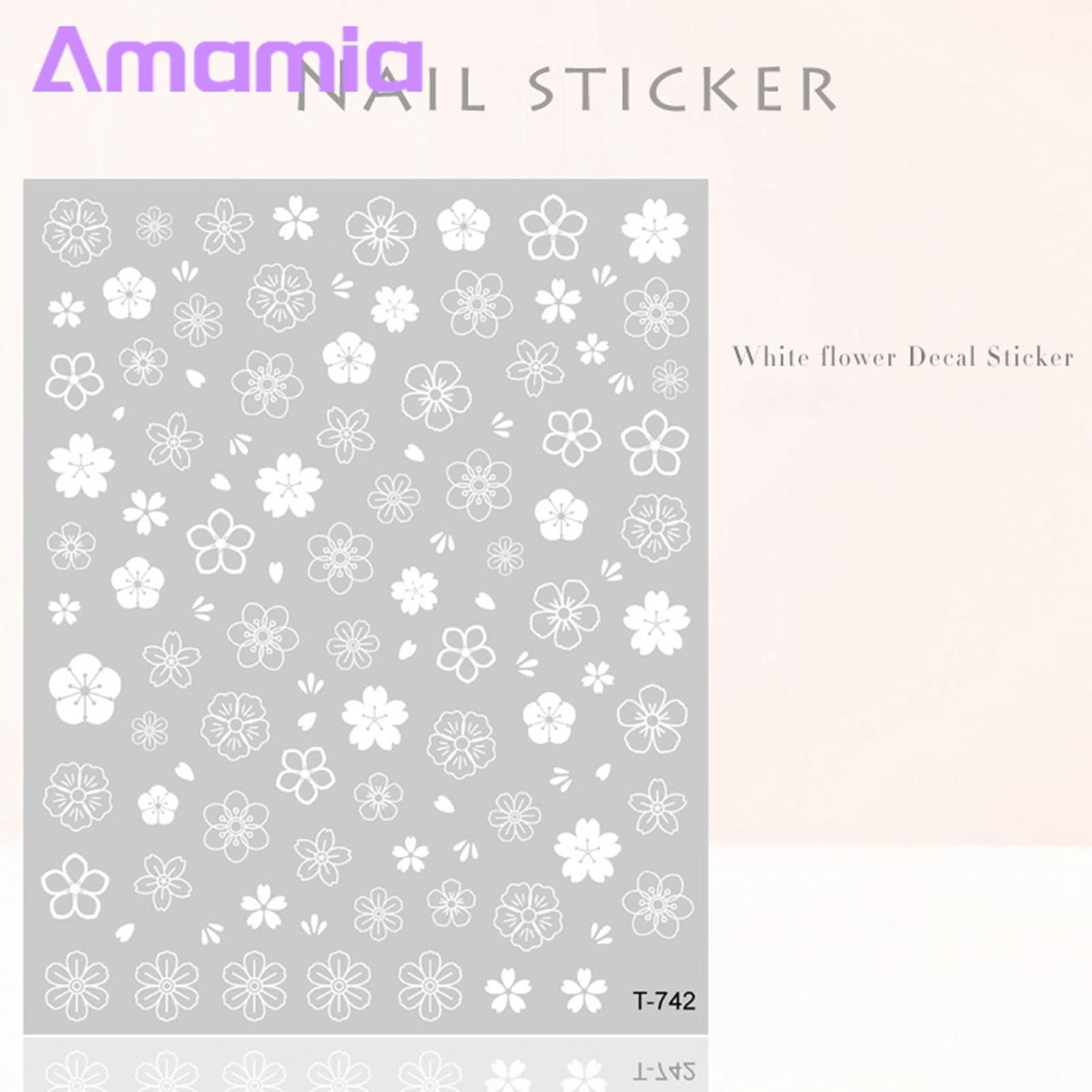 Amamia Nail Adhesive Sticker Exquisite Flower Nail Art Decoration Sticker