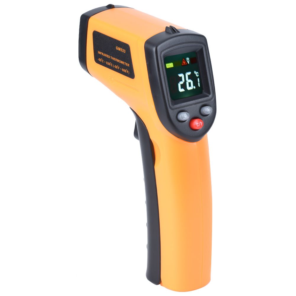 GM533/GM533A Digital Laser Non-Contact Thermometer IR Infrared Temperature