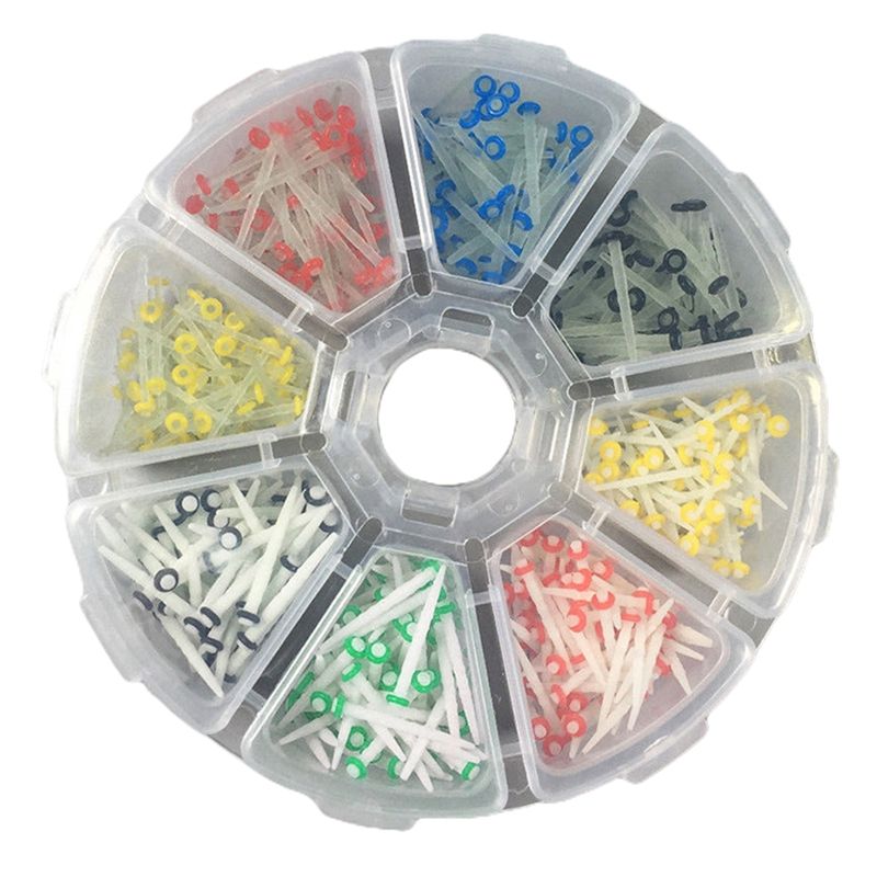 1.2/1.4/1.6/1.8mm Quartz Teeth Restorative Dental Fiber Post Kit Dental Fiber Post Glass Quartz Teeth Restorative 200Pcs