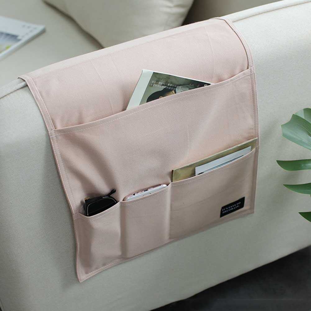 Magazines TV Remote Modern Space Saving Sundries Organizer Anti Slip Large Storage Bag Sofa Armrest Cellphone Bedside