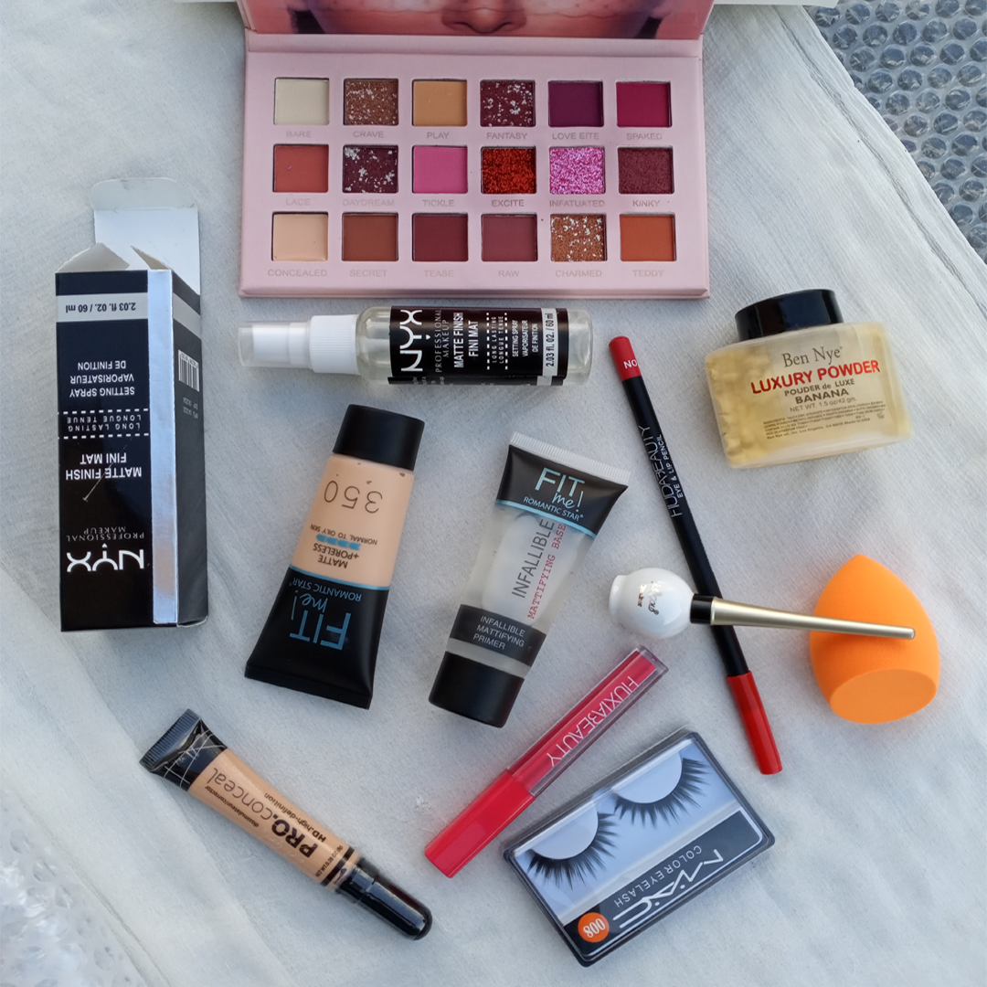 11 Pieces Makeup Combo Set, Professional Makeup Set, Full Coverage Makeup Combo Set
