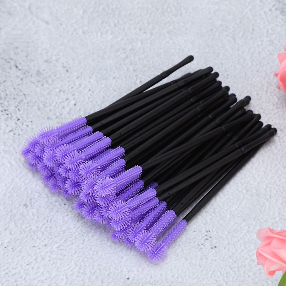 50PC/Set Disposable Mascara Wands Eyelash Brushes Lash Extension Applicator Tool