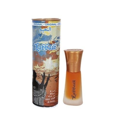 Combo of Mens White Tupi and Al-Nuaim Labbaik Attar