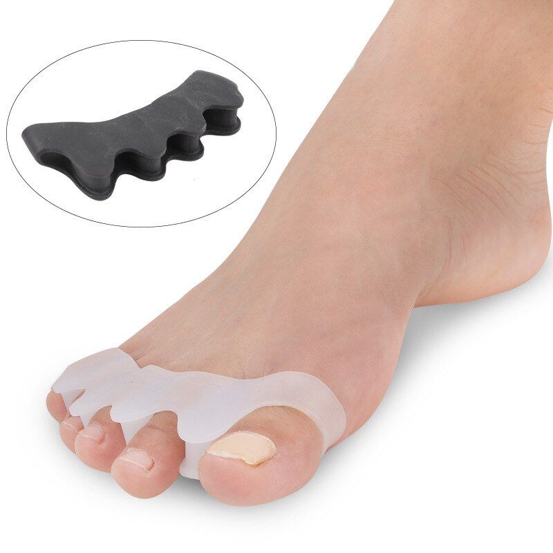 2Pcs Silicone Bunion Corrector Toe Protector Bunion Thumb Valgus Protector Preventing Blisters Nail Tool Foot Care Toe Separator
