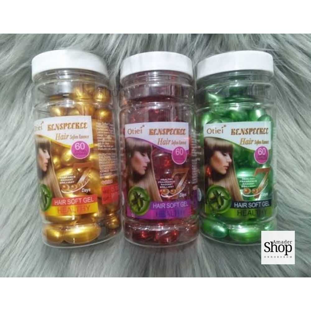 Vitamin E Capsule for hair- 60 pcs Hair Soft Gel