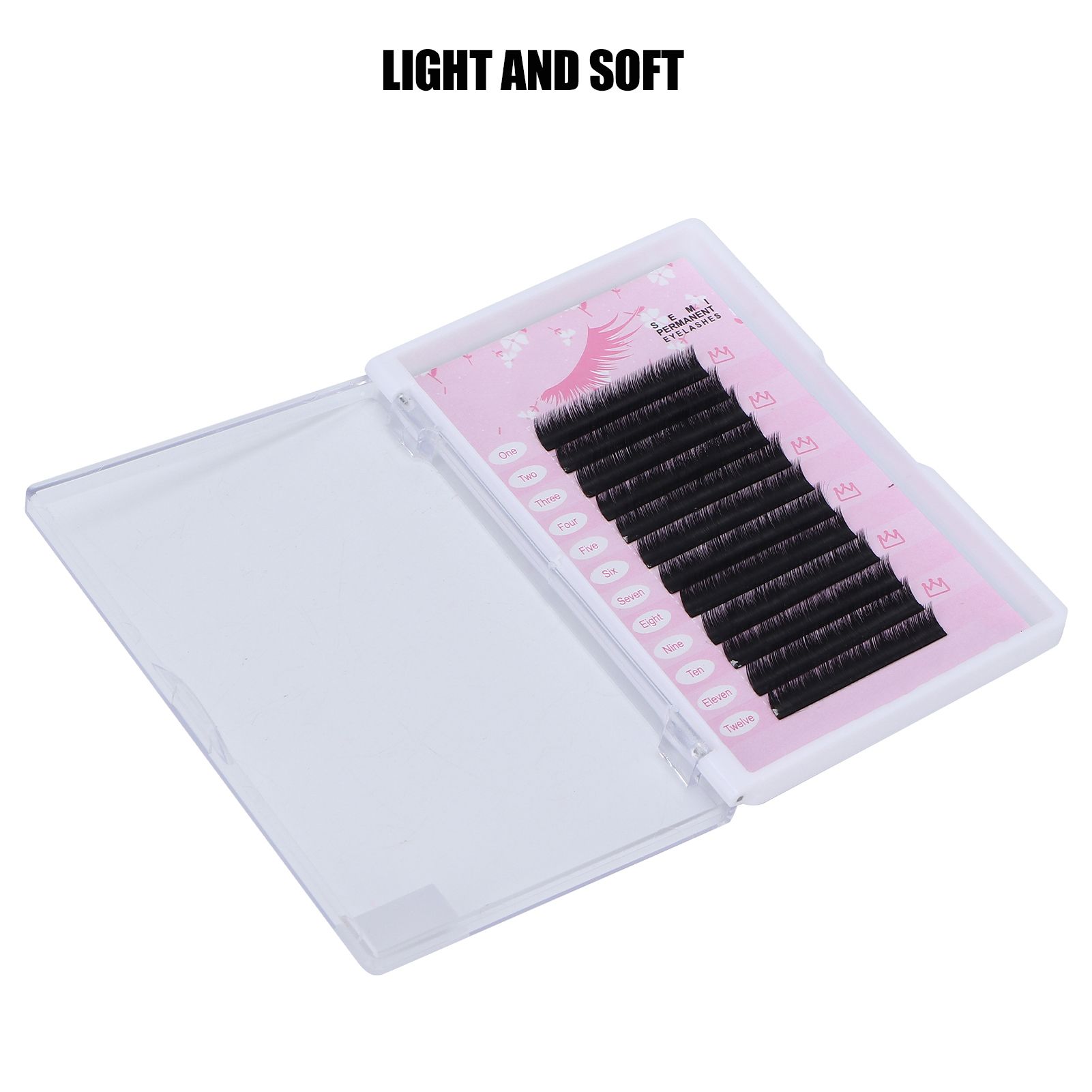 Grafting False Eyelashes Women's Fluffy Long Extension Reusable Thick Fake Comfortable Lash Multipack
