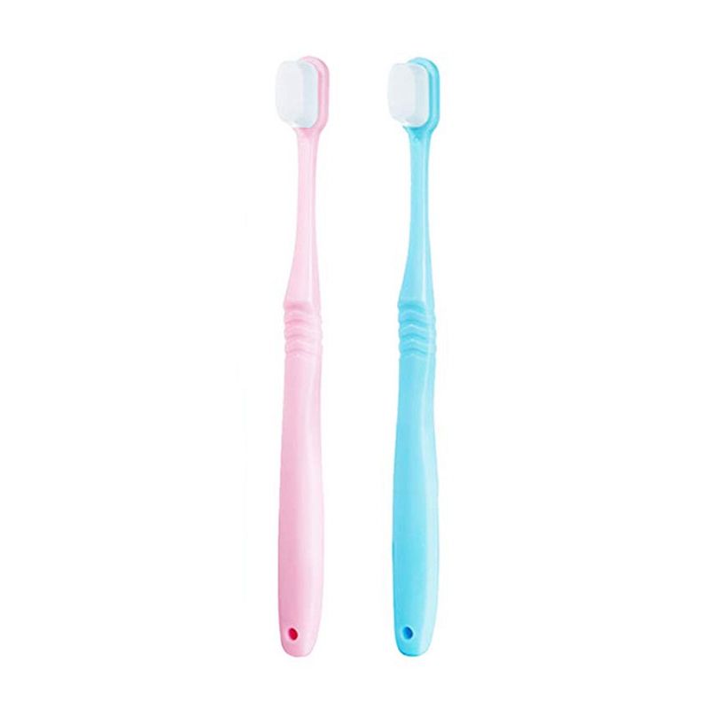 Extra Soft Toothbrush with 20000 Soft Floss Bristle Good Cleaning Effect for Sensitive Teeth Oral Gum Recession  2 Pack
