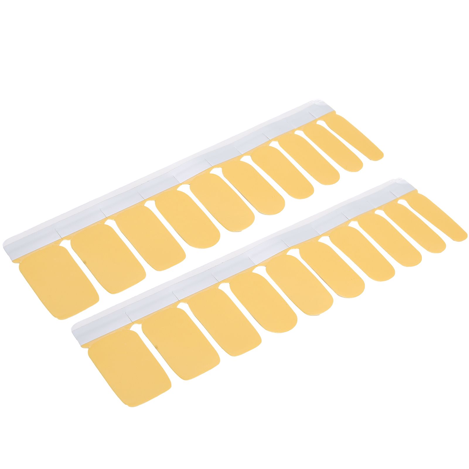 20 PCS Nail Polish Strips Stickers Art Decal Wraps Pure Color Nails