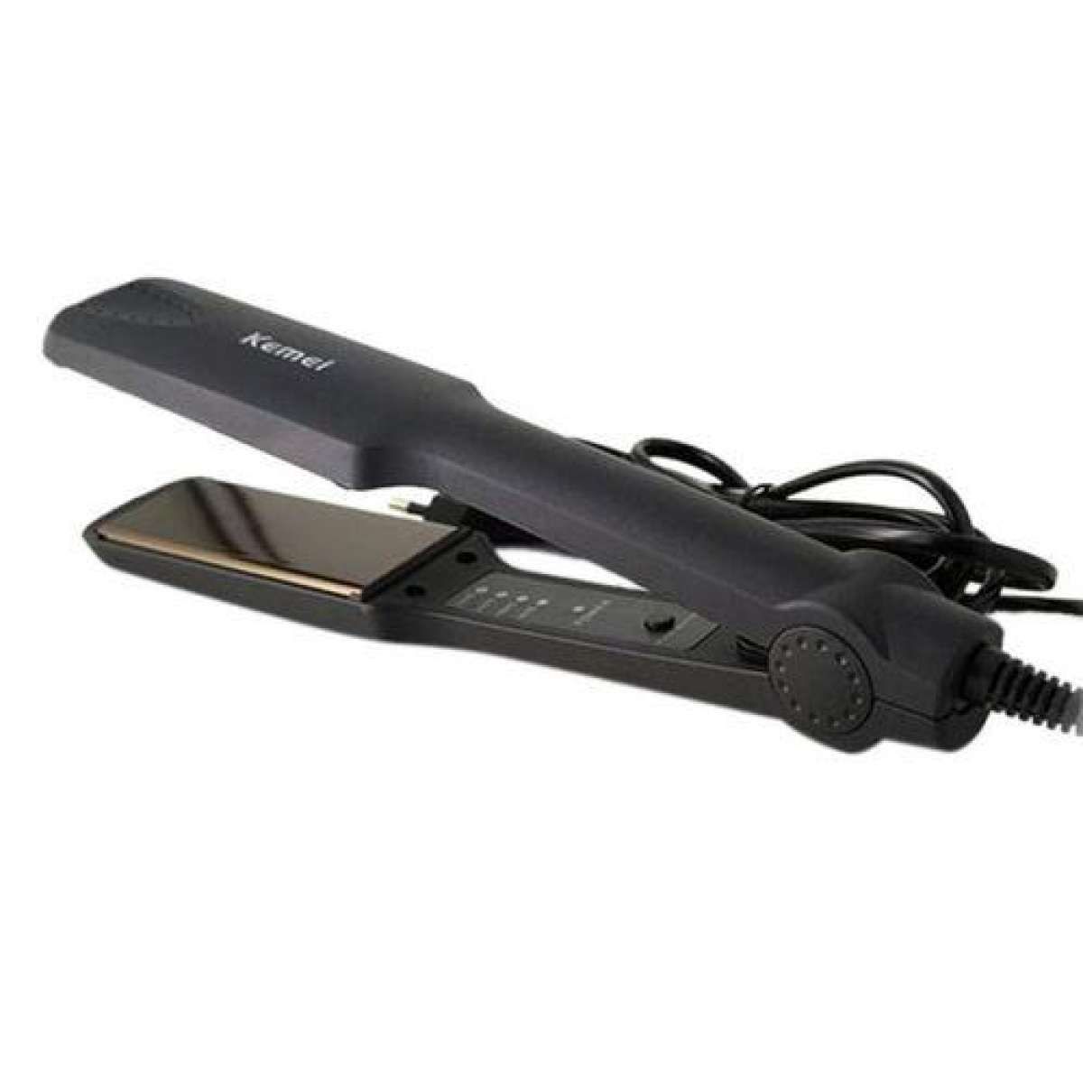 KM-329 Hair Straightener - Black