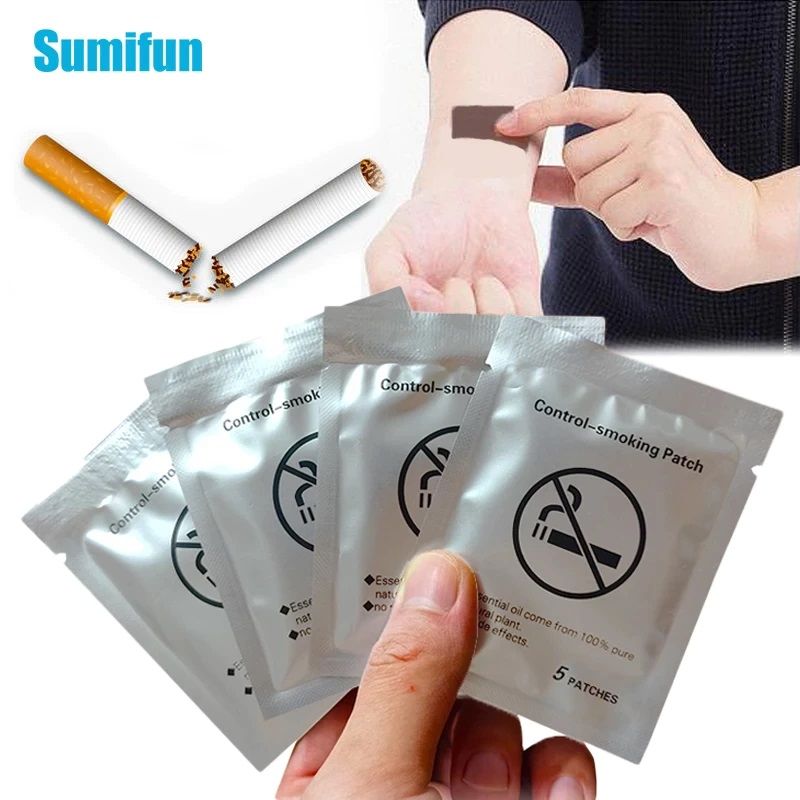 5 Pcs Anti-Smoking Stop Smoking Patch Anti Smoke Patch Sticker China Herbal Medicine