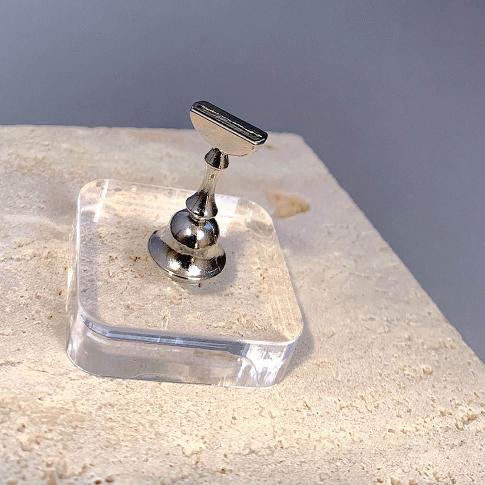 Manicure Stand Transparent Base Manicure Finger Support Holder