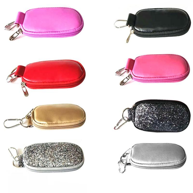 10 Grid PU Essential Oil Storage Bag 1-2ML Sub-bottle Storage Bag Portable Key Case Essential Oil Organizer Home Outdoor Travel