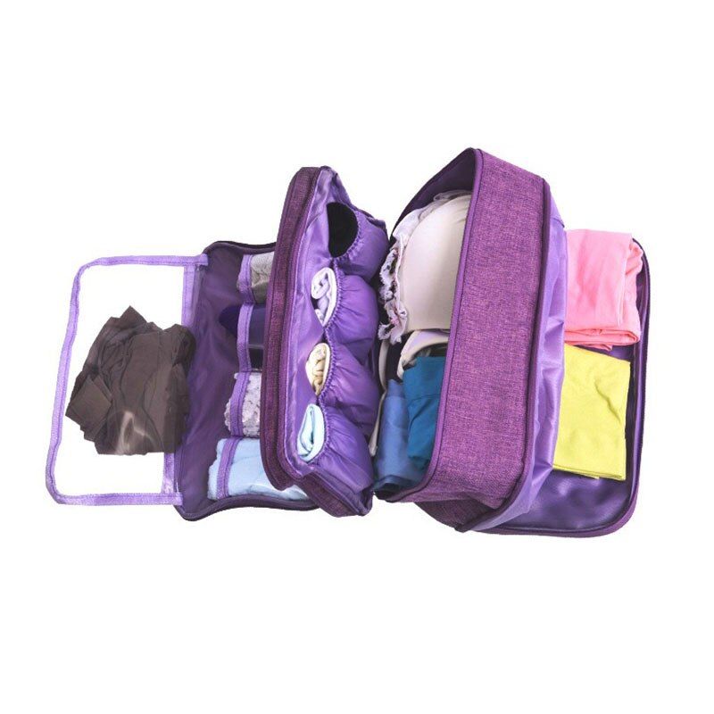 Portable Bra Underwear Storage Bag Waterproof Travel Socks Coetics Drawer Organizer Wardrobe Closet Clothes Pouch Accessories