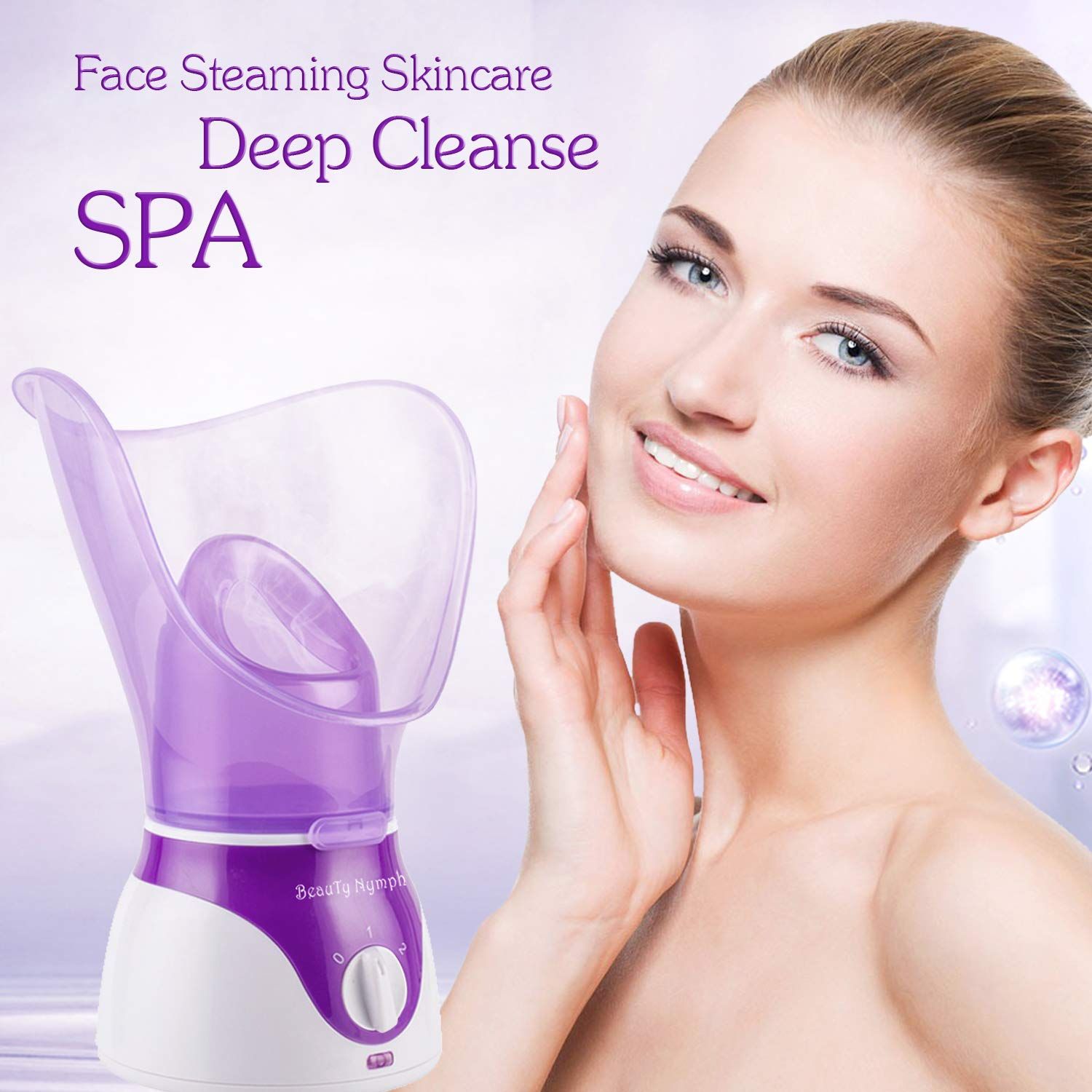 NTFS Beauty equipment Facial Beauty Steam Inhaler Steam Sauna Machine Deep Cleaning Facial Cleaner Beauty Face steaming device By aLPha ExPrEsS