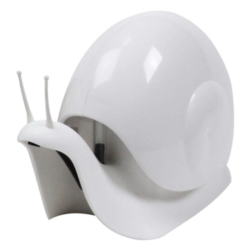 Portable Cartoon Shower Shampoo Dispenser Bottles Bathroom Accessories Snail Shaped Liquid Soap Dispensers Press White