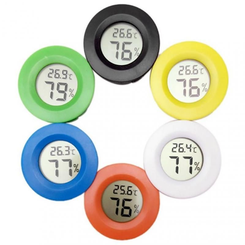 Newest 2 In 1 Thermometer Hygrometer Mini LCD Digital Tature Humidity Meter Detector Thermograph Indoor Room Instrument Hot