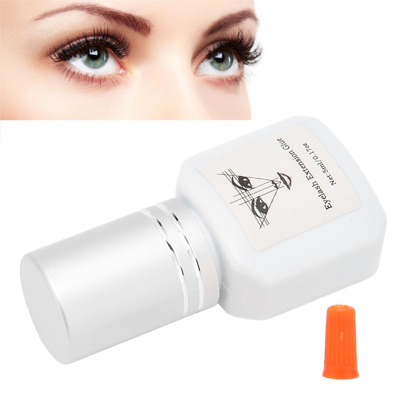 5ml Eyelash Extension Glue 1‑3s Drying False Lash Grafting Adhesive for Beauty Salon Black