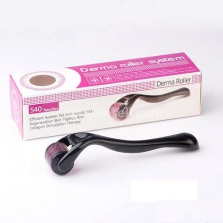 540 Micro Needle Skin Roller Derma Roller High-Carbon Steel Skin Acne Roller Microneedle