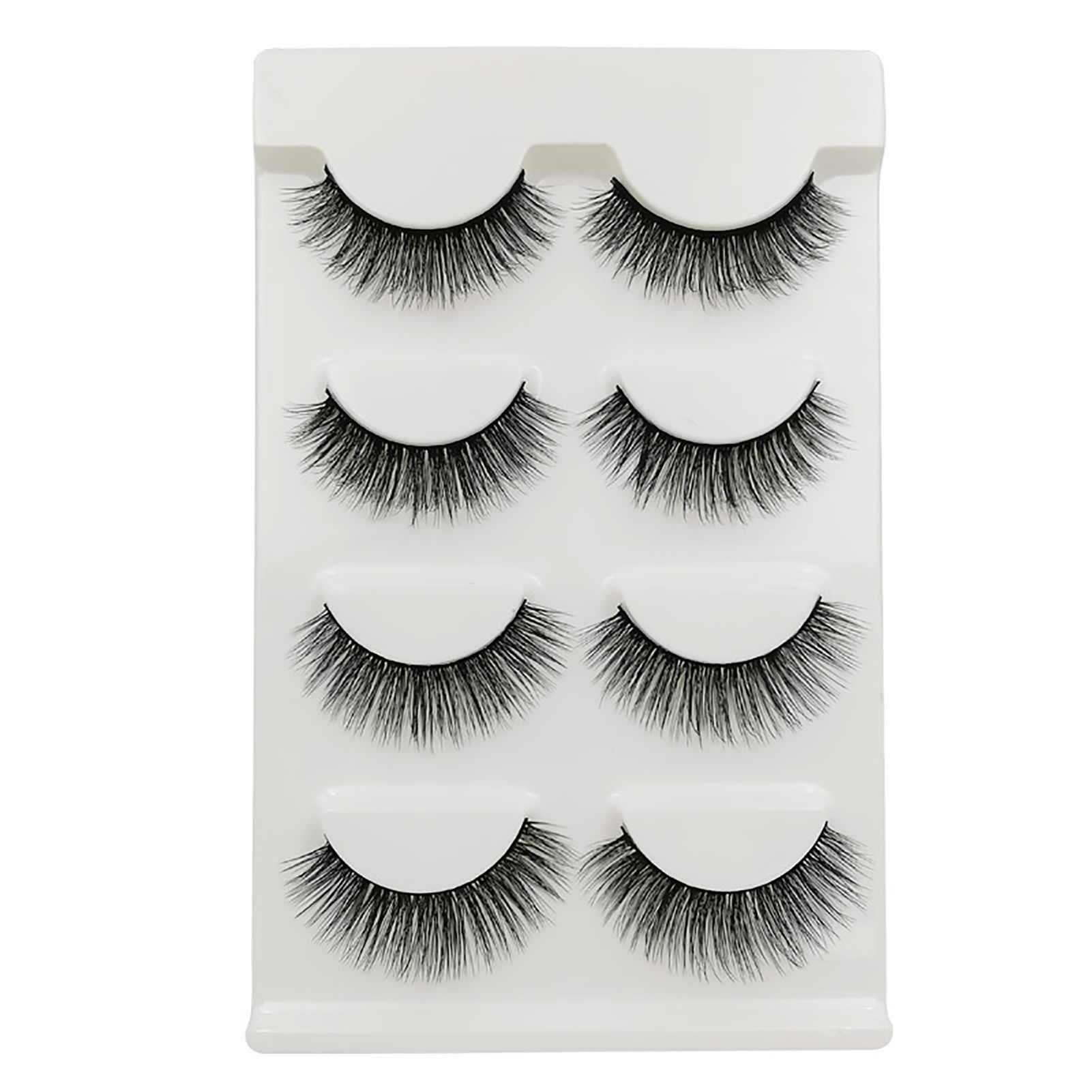 1 Box False Eyelashes Eco-friendly Waterproof Faux Mink Hair 3D Extension Natural Fake Eyelashes for Women