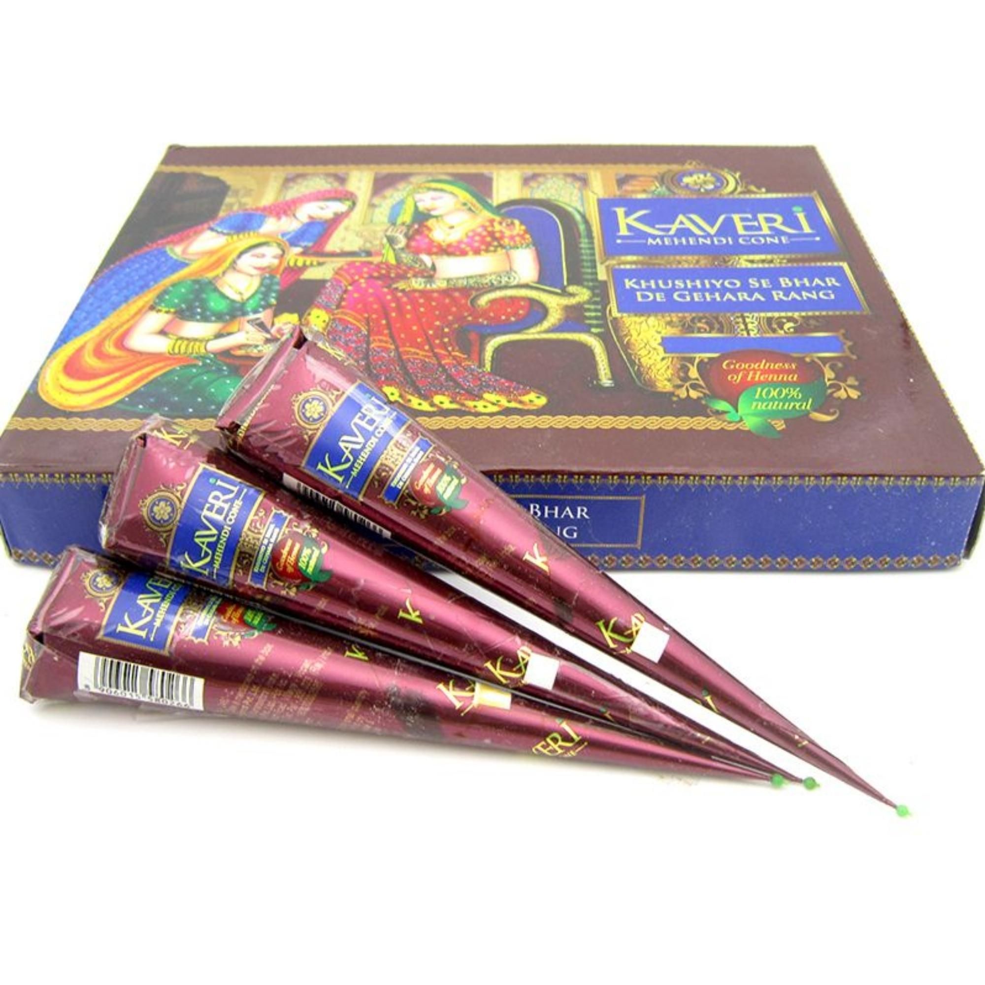 Kaveri Natural Cone Mehedi 3 Pcs